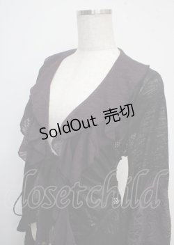 画像3: Qutie Frash / 龍pt着物袖カーディガン  黒×紫 Y-25-03-23-099-QU-TO-SZ-ZY
