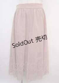LIZ LISA / ウエスト切替フレアガウチョパンツ 0 ピンクベージュ Y-25-03-23-107-LO-PA-SZ-ZY