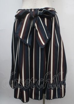 画像2: axes femme kawaii / レジメンスカート M 紺 Y-25-03-23-113-AX-SK-SZ-ZT173