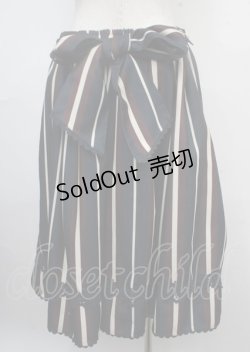 画像2: axes femme kawaii / レジメンスカート M 紺 Y-25-03-23-113-AX-SK-SZ-ZT173