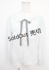 Secret Honey / ヨークフリルブラウス 2 サックス Y-25-03-23-010-CA-BL-SZ-ZY