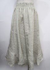 画像2: 【SALE】axes femme / 小花柄マーメイドスカート M イエロー Y-25-03-23-130-AX-SK-SZ-ZT219 (2)