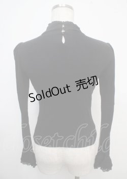 画像2: Moi-meme-Moitie / バラスカラップオリジナルレースカットソー 2 黒 Y-25-03-23-016-MO-TO-SZ-ZY