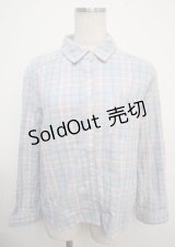 LIZ LISA / マドラスチェックシャツ 0 サックス Y-25-03-23-037-LO-BL-SZ-ZY
