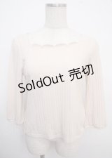 LODISPOTTO / スカラップトップス M ベージュ Y-25-03-23-039-LO-TO-SZ-ZY