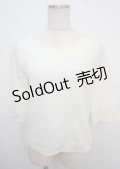LODISPOTTO / スカラップトップス M 白 Y-25-03-23-040-LO-TO-SZ-ZY
