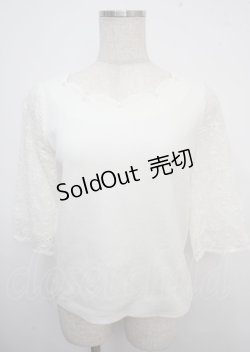 画像1: LODISPOTTO / スカラップトップス M 白 Y-25-03-23-040-LO-TO-SZ-ZY