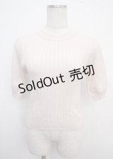LIZ LISA / 後ろレースアップリブニット 0 ピンク Y-25-03-23-042-LO-TO-SZ-ZY