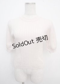 LIZ LISA / 後ろレースアップリブニット 0 ピンク Y-25-03-23-042-LO-TO-SZ-ZY