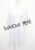 axes femme / シアー×チュールレースガウン F サックス Y-25-03-23-044-AX-TO-SZ-OS