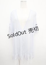 axes femme / シアー×チュールレースガウン F サックス Y-25-03-23-044-AX-TO-SZ-OS