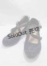 axes femme / クロスベルトレースパンプス L 紺 Y-25-03-26-042-AX-SH-SZ-ZY