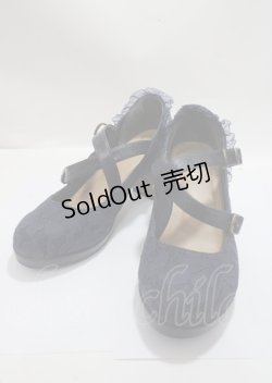 画像1: axes femme / クロスベルトレースパンプス L 紺 Y-25-03-26-042-AX-SH-SZ-ZY