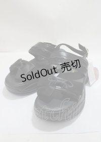 m petit by misako / リボンスニーカーサンダル M 中黒 Y-25-03-26-045-LO-SH-SZ-ZY