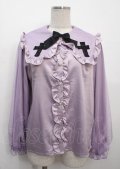 axes femme kawaii / クロスチュールブラウス M ラベンダー Y-25-03-26-053-AX-BL-SZ-OS