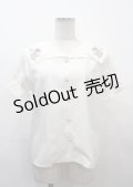 axes femme POETIQUE / ブーケ刺繍襟ブラウス M 生成り Y-25-03-26-061-AX-BL-SZ-ZY