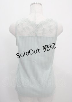 画像2: axes femme / 繊細レースタンクトップ M ミント Y-25-03-26-063-AX-TO-SZ-ZY