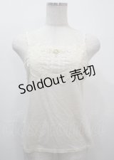 axes femme / ドライフラワービジューキャミソール M 生成り Y-25-03-26-068-AX-TO-SZ-ZY