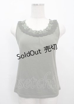 画像1: axes femme / はしごレースタンク M グリーン Y-25-03-26-070-AX-TO-SZ-ZY