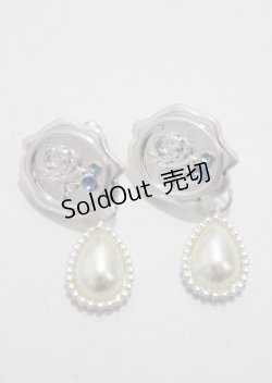 画像1: axes femme / 封蝋モチーフイヤリング  シルバー Y-25-03-26-008-AX-AC-SZ-ZY