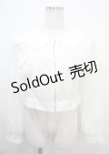 axes femme POETIQUE / シアー×チュールブルゾン M 白 Y-25-03-26-075-AX-TO-SZ-ZY