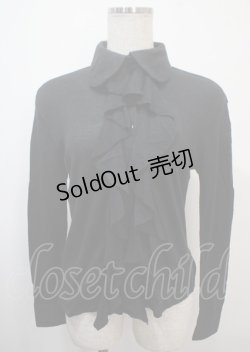 画像1: SEXY DYNAMITE LONDON (CHOICE) / フリルカーディガン F 黒 Y-25-03-26-082-PU-TO-SZ-ZY