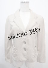 axes femme / レースアップポケットテーラージャケット M ベージュ Y-25-03-26-091-AX-JA-SZ-ZY
