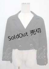 axes femme / 2wayスリーブジャケット F 黒 Y-25-03-26-095-AX-JA-SZ-ZY