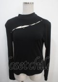 PUNK RAVE / Black Scar Top XS-S ブラック Y-25-03-26-098-PU-TO-SZ-ZY