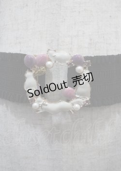 画像2: axes femme POETIQUE / ドリーミーキャットゴムベルト  ゴールド Y-25-03-26-011-AX-ZA-SZ-ZY