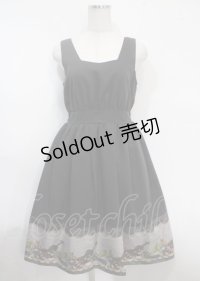 axes femme POETIQUE / トイマーチノースリワンピース M 黒 Y-25-03-26-106-AX-OP-SZ-ZI