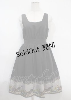 画像1: axes femme POETIQUE / トイマーチノースリワンピース M 黒 Y-25-03-26-106-AX-OP-SZ-ZI