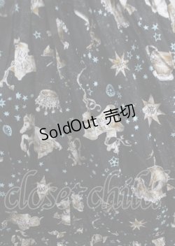 画像4: ALICE and the PIRATES / 星座柄ベビードールジャンパースカート  黒 Y-25-03-26-111-PA-OP-SZ-ZY