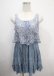 画像1: axes femme / レース切り替えワンピース M サックス Y-25-03-26-123-AX-TO-SZ-ZI (1)