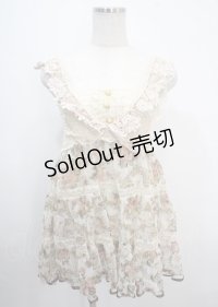 axes femme / 花柄チュールベアチュニ M 生成り Y-25-03-26-124-AX-OP-SZ-ZY