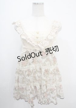 画像1: axes femme / 花柄チュールベアチュニ M 生成り Y-25-03-26-124-AX-OP-SZ-ZY