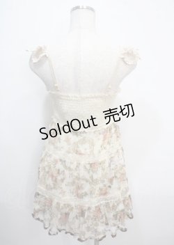 画像2: axes femme / 花柄チュールベアチュニ M 生成り Y-25-03-26-124-AX-OP-SZ-ZY