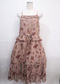 axes femme / ミュシャ キャミソールワンピース M 淡ピンク Y-25-03-26-133-AX-OP-SZ-ZI