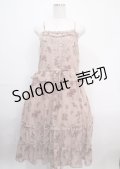 axes femme / ミュシャ キャミソールワンピース M 淡ピンク Y-25-03-26-133-AX-OP-SZ-ZI