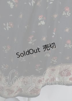 画像3: axes femme / Mulhouse Collection フラワーパネル柄イレヘムワンピース M 黒 Y-25-03-26-135-AX-OP-SZ-ZY