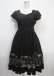 画像1: axes femme POETIQUE / ストロベリー刺繍ワンピース M 黒 Y-25-03-26-136-AX-OP-SZ-OS (1)