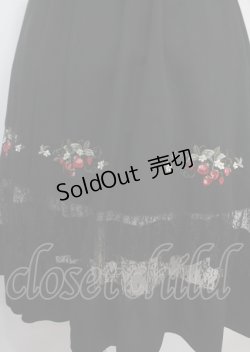 画像3: axes femme POETIQUE / ストロベリー刺繍ワンピース M 黒 Y-25-03-26-136-AX-OP-SZ-OS