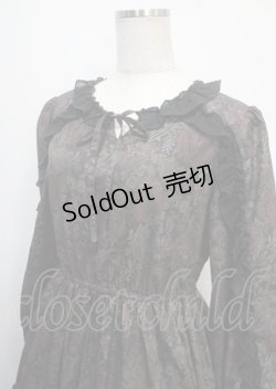 画像3: axes femme NOSTALGIE / ゴブラン風花柄ワンピース M 黒 Y-25-03-26-138-AX-OP-SZ-OS
