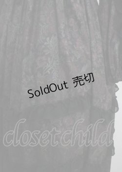 画像4: axes femme NOSTALGIE / ゴブラン風花柄ワンピース M 黒 Y-25-03-26-138-AX-OP-SZ-OS