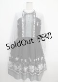 axes femme / ローズブーケ柄ワンピース M 黒 Y-25-03-26-140-AX-OP-SZ-ZI