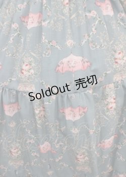 画像3: axes femme / レーヌローズ柄ワンピース M ミント Y-25-03-26-145-AX-OP-SZ-ZY
