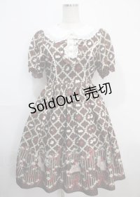 axes femme kawaii / ベリーフィールズワンピース M 茶 Y-25-03-26-153-AX-OP-SZ-ZY