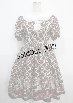 画像1: axes femme kawaii / ベリーフィールズワンピース M 茶 Y-25-03-26-153-AX-OP-SZ-ZY