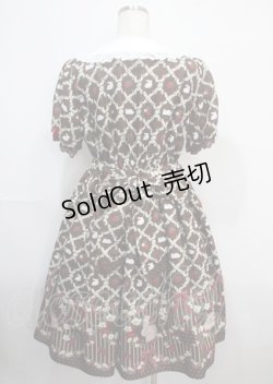 画像2: axes femme kawaii / ベリーフィールズワンピース M 茶 Y-25-03-26-153-AX-OP-SZ-ZY
