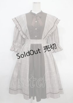 画像1: axes femme kawaii / アメリアワンピース M 茶 Y-25-03-26-157-AX-OP-SZ-OS